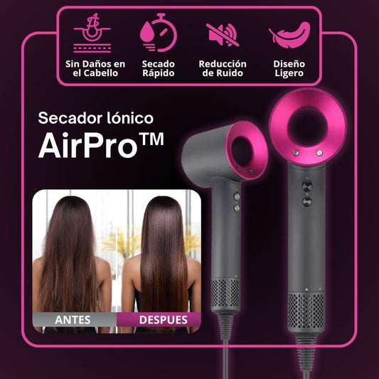Súper Secador Iónico | Profesional Tipo Dyson + 5 cabezales gratis