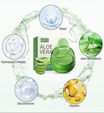 Mascarilla de ojos Aloe Vera Skincare® x 60 Pcs